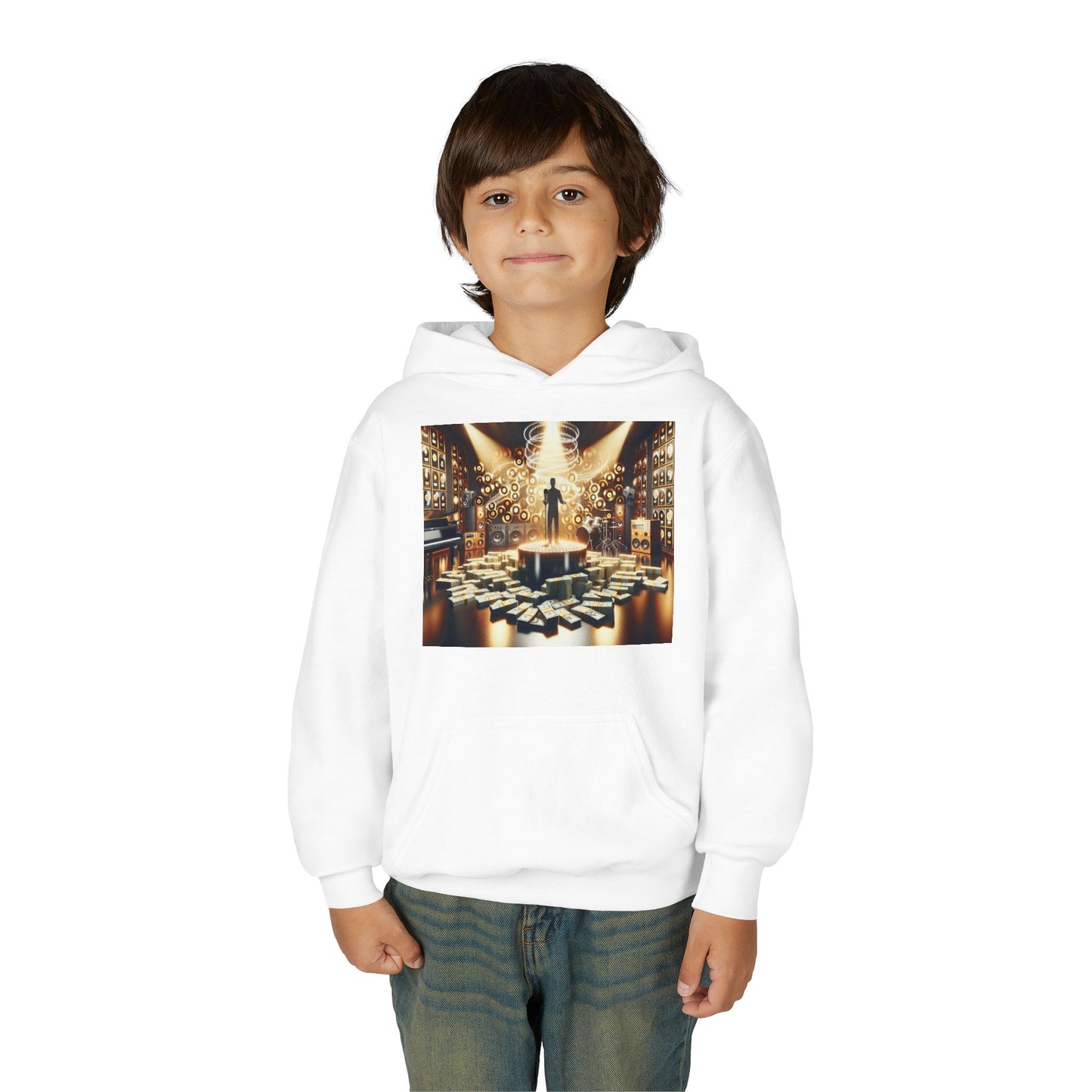 Youth Inspirational Graphic Hoodie, Motivational Sweatshirt, Cozy Youth Pullover, Perfect for Gifts, Casual Wear, Birthday or Holiday