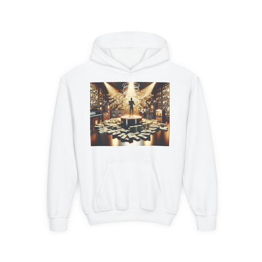 Youth Inspirational Graphic Hoodie, Motivational Sweatshirt, Cozy Youth Pullover, Perfect for Gifts, Casual Wear, Birthday or Holiday
