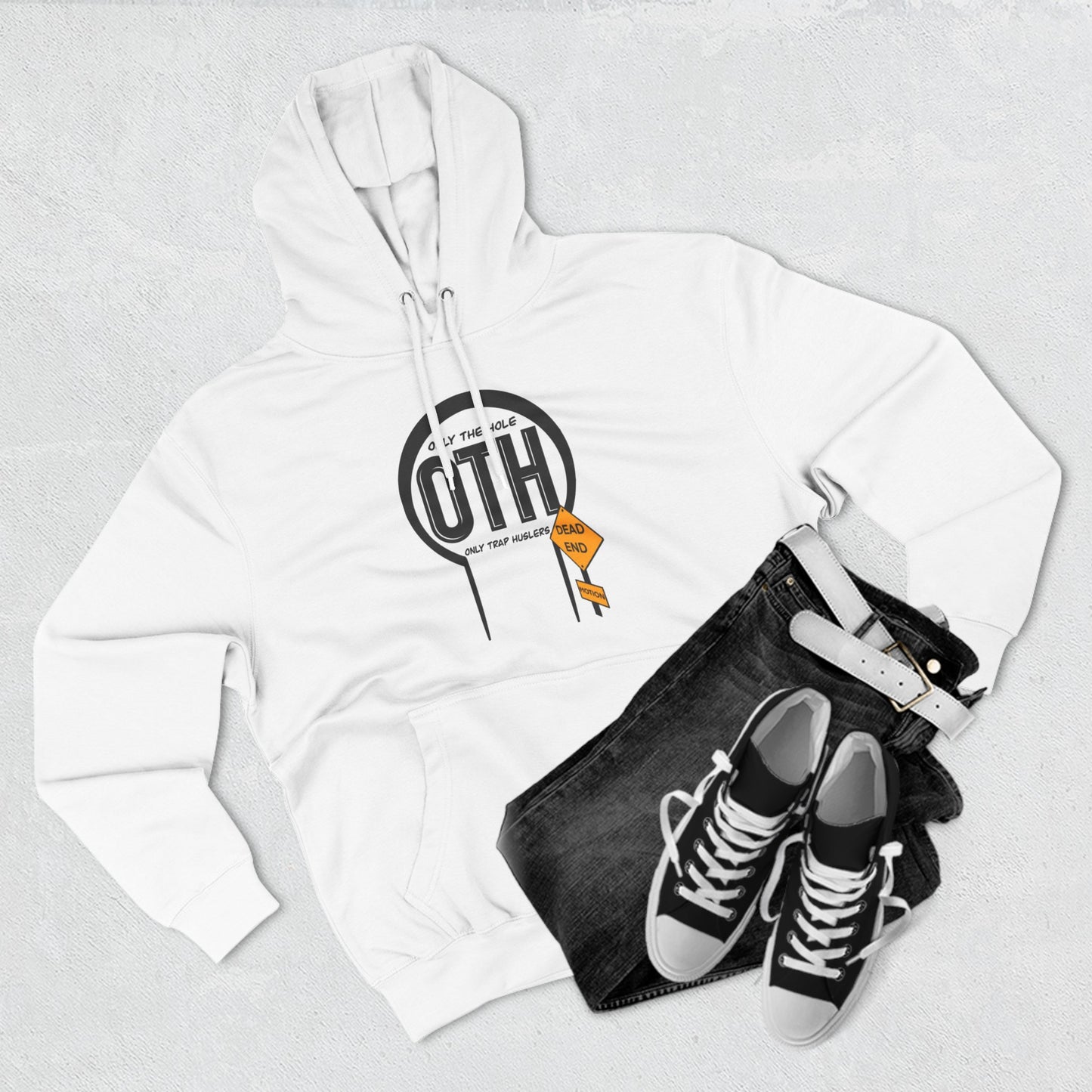 OTH Three-Panel Fleece Hoodie